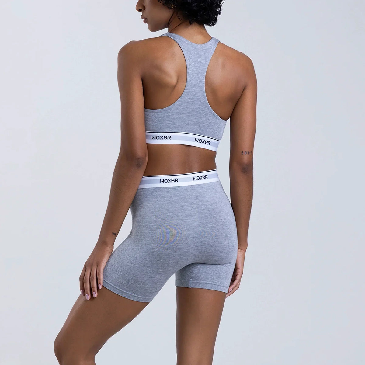 Baller High Waisted Heather Grey