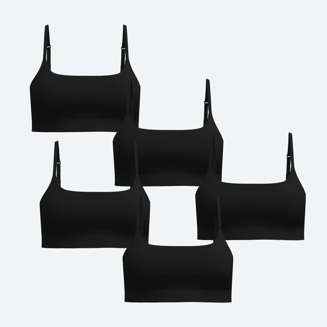 Luxe Bralette Bare 5-Pack